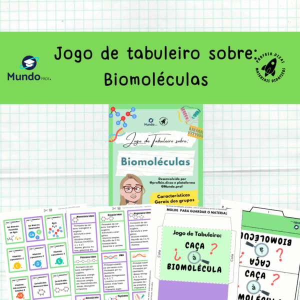 Jogo de tabuleiro sobre Biomoléculas - Caça a Biomolécula