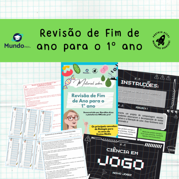 Revisão de fim de ano para o 1° ano - Ensino Médio.
